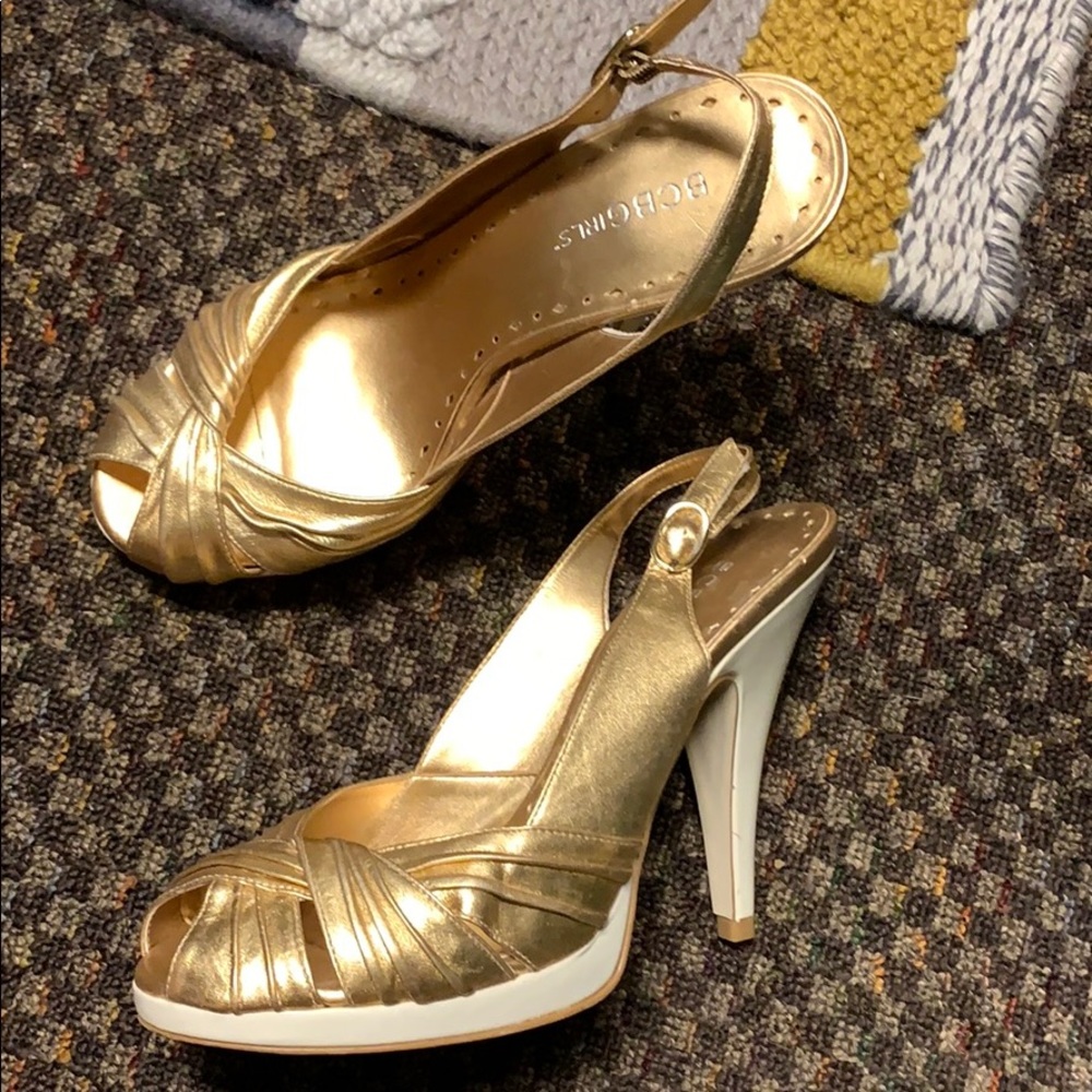 BCB GIRLS gold heels